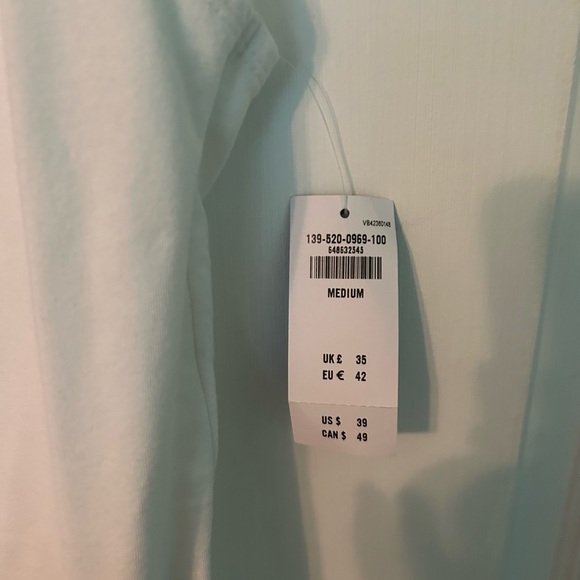 NWT Abercrombie White Tank Bodysuit, Size M - Picture 4 of 4